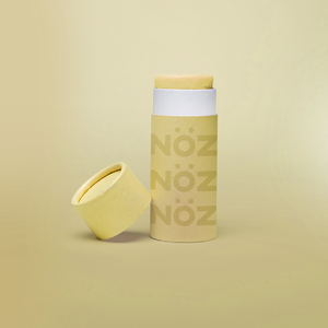 Noz vegan and reef safe sunscreen in the color yellow